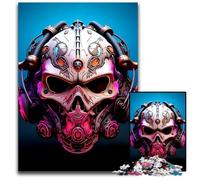 Jigsaw Puzzles for Adults 1000 Piece Robot Skull Paper Jigsaw Puzzles for Adults HighDifficulty Brain Teaser for Teenagers 1000 PCS(38x26cm)
