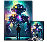 Jigsaw Puzzles for Adults, 1000 Piece Robotic Dreams Challenging Puzzles Birthday Gift Idea, Challenging Brain Teaser Game 50x75CM/19.68x29.52inch
