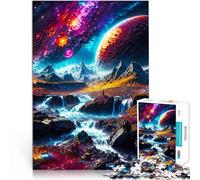 Jigsaw Puzzles for Adults 1000 Piece Rocky Colossus Herausforderndes Spielspielzeug Wunschliste mit dem Weihnachtsmann52x38cm
