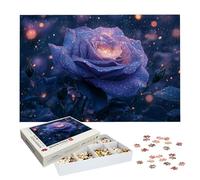 Jigsaw Puzzles for Adults 1000 Piece, Rose Jigsaw Puzzles for Adults, Fantasy Jigsaws 1000 Pieces with Box, Wooden Puzzle Challenging Game for the Whole for Women, Men, Wooden Puzzle for Gifts, -6831