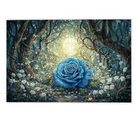 Jigsaw Puzzles for Adults 1000 Piece, Rose Puzzles for Adults, Impossible Puzzle 1000 Pieces, Family Educational Wooden Puzzle, Challenging Jigsaws, Gift Box Packaging, Gifts for Women, Men, A-49