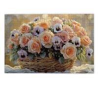 Jigsaw Puzzles for Adults 1000 Piece, Rose Puzzles for Adults, Impossible Puzzle 1000 Pieces, Family Educational Wooden Puzzle, Challenging Jigsaws, Gift Box Packaging, Gifts for Women, Men, A-19
