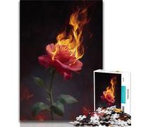 Jigsaw Puzzles for Adults 1000 Piece Rose Teenager Jigsaw,Challenging Game Toys Wall Decoration Unique Birthday And Xmas Gifts (size 75x50cm)