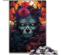 Jigsaw Puzzles for Adults, 1000 Piece Roses And Zombies Jigsaw Puzzles Made of Wood, Teenager Stress Reduction Cool Unique Gift for Family 1000pcs(50x75cm)