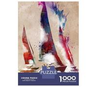 Jigsaw Puzzles for Adults 1000 Piece Sailing Sport Art Puzzles for Adults Relax Games Pattern Assembly Christmas Birthday Gifts 52x38cm/1000pcs