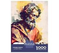 Jigsaw Puzzles for Adults 1000 Piece Saint Luke The Evangelist Jigsaw for Adults Fun Games Wall Art Unique Birthday And Xmas Gifts 38x26cm/1000pcs