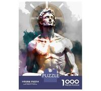 Jigsaw Puzzles for Adults 1000 Piece Saint Sebastian Christian Jigsaw for Adults Fun Games Wall Art Unique Birthday And Xmas Gifts 38x26cm/1000pcs