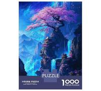Jigsaw Puzzles for Adults 1000 Piece Sakura Dreamscape Temple Adult Jigsaw Anti-Stress Toys Perfect Decoration Fun Activities at Home 70x50cm/1000pcs