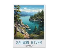 Jigsaw Puzzles for Adults 1000 Piece，Salmon River Idaho，Classic Puzzle Teens Boys Girls Puzzles for DIY Intellective Educational Game, Gift Home Decor（50x70CM）-T35