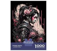 Jigsaw Puzzles for Adults 1000 Piece Samuarai Geisha Flowers Teenager Puzzles Hands-on Game Home Decoration Christmas Birthday Gifts 52x38cm/1000pcs
