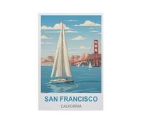 Jigsaw Puzzles for Adults 1000 Piece,San Francisco California,Difficult Puzzle Perfect Educational Gift for Boys And Girls(75x50cm)-GJ50