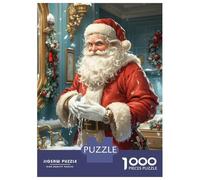 Jigsaw Puzzles for Adults 1000 Piece Santa Claus Washing Hands Puzzles for Adults Hands-on Game Stress Reliever Stress Reduction Gifts 38x26cm/1000pcs