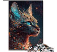 Jigsaw Puzzles for Adults 1000 Piece Savannah Cat Mythos Difficult Puzzles for Adults for Holidays, Birthdays, And Family Game Nights size 50x75cm