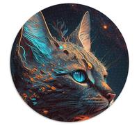 Jigsaw Puzzles for Adults, 1000 Piece Savannah Cat Mythos Jigsaw Puzzles Challenging Brain Teaser for Teenagers, Family Game Night Fun (67.5x67.5cm)
