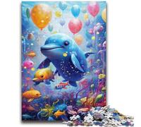 Jigsaw Puzzles for Adults 1000 Piece Sea Animals Teenager Jigsaw,Family Game Stress Reliever Difficult Challenge Suitable for Couples (26x38cm)