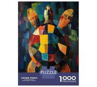 Jigsaw Puzzles for Adults 1000 Piece Sea Turtle Oil Painting Puzzle for Adults Brain Teaser Game Difficult Hard Deal As Gifts for The Whole Family 70x50cm/1000pcs