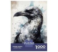 Jigsaw Puzzles for Adults 1000 Piece Seagull Beauty Watercolor Puzzles for Adults Hands-on Game Stress Reliever Stress Reduction Gifts 70x50cm/1000pcs