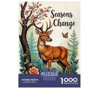 Jigsaw Puzzles for Adults 1000 Piece Seasons Change Poster Jigsaw Puzzle Fun Games Birthday Present Unique Birthday And Xmas Gifts 70x50cm/1000pcs