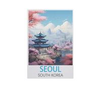 Jigsaw Puzzles for Adults 1000 Piece，Seoul South Korea，Classic Puzzle Teens Boys Girls Puzzles for DIY Intellective Educational Game, Gift Home Decor（38x26cm）-FO49