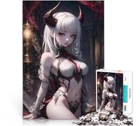 Jigsaw Puzzles for Adults 1000 Piece Sexy Demon Hell Girl Lernspiele Heimdekoration Geburtstagsgeschenk, Geschenke52x38cm