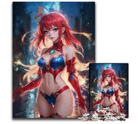 Jigsaw Puzzles for Adults 1000 Piece Sexy Super Hero Woman Wooden Jigsaw Puzzles for Adults HighDifficulty Brain Teaser for Teenagers 1000 PCS(75x50cm)