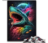 Jigsaw Puzzles for Adults 1000 Piece Shark 1000Pc Adults Jigsaw Puzzle Educational Game Challenge Toy (Size 26x38cm)