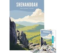 Jigsaw Puzzles for Adults 1000 Piece Shenandoah National Park Learning Educational Toys for Educational Game For Family Fun Funny Gifts (Size 38x52cm)