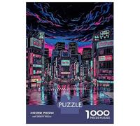 Jigsaw Puzzles for Adults 1000 Piece Shibuya Crossing at Night Adult Puzzles Toy Wall Decor Wall Decoration Deal As Gifts for The Whole Family 38x26cm/1000pcs