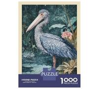 Jigsaw Puzzles for Adults 1000 Piece Shoebill William Morris Botanical Jigsaws for Adults Anti-Stress Toys Birthday Present Unique Birthday And Gifts 38x26cm/1000pcs