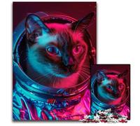 Jigsaw Puzzles for Adults 1000 Piece Siamese Challenging Puzzles Brain TeaserHome Decor Perfect 1000 PCS(75x50cm)