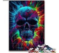 Jigsaw Puzzles for Adults 1000 Piece Skeleton Puzzle Home Activity for Holidays, Birthdays, And Family Game Nights 50X75CM