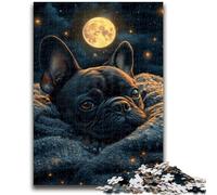 Jigsaw Puzzles for Adults 1000 Piece Sleeping Pug Puzzles for Adults,Stress Reliever Difficult Challenge Unique Home Decor And Gifts (50x75cm)