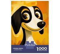 Jigsaw Puzzles for Adults 1000 Piece Smiling Cartoon Dog Adult Puzzles Toy Wall Decor Wall Decoration Deal As Gifts for The Whole Family 52x38cm/1000pcs