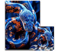 Jigsaw Puzzles for Adults 1000 Piece Snake Boa Python Magic Zen paper Jigsaw Puzzles for Adults Gift for Men And Women DailySpecial Occasion 1000 PCS(38x26cm)