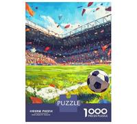 Jigsaw Puzzles for Adults 1000 Piece Soccer Stadium Celebration Puzzle for Adults Brain Teaser Game Presents for Women Fun Activities at Home 38x26cm/1000pcs