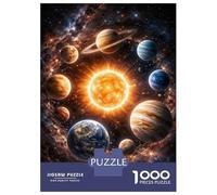 Jigsaw Puzzles for Adults 1000 Piece Solar System in Space Adult Jigsaw Family Games But Fun And Humorous Unique Birthday And Gifts 38x26cm/1000pcs