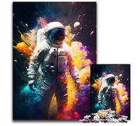 Jigsaw Puzzles for Adults 1000 Piece Space Astronaut Challenging Puzzles DIY Art Decor, 26X38CM/10.23x14.96inch