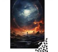 Jigsaw Puzzles for Adults 1000 Piece Space Exploration Poster Teenager Puzzles Family Games Pattern Assembly Fun Activities at Home 38x26cm/1000pcs