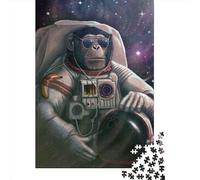 Jigsaw Puzzles for Adults 1000 Piece Space Farer Puzzles for Adults Wooden Board Puzzles Funny 1000pcs (75x50cm)