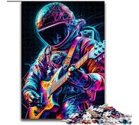 Jigsaw Puzzles for Adults 1000 Piece Space Music Made of Wood, Unique DIY Home Decor Gift Idea 50x75cm Birthday Party for Men Women