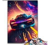 Jigsaw Puzzles for Adults, 1000 Piece Space Race Car Jigsaw Puzzles 1000 Pieces for Adults Ideal for And Family Fun for Holidays, Birthdays (Size 50x75cm)