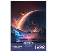 Jigsaw Puzzles for Adults 1000 Piece Space Tree Scene Puzzles for Adults Relax Games Pattern Assembly Christmas Birthday Gifts 70x50cm/1000pcs