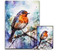 Jigsaw Puzzles for Adults 1000 Piece Sparrow on The Tree Wooden Jigsaw Puzzles Gift for Men And Women, Daily & Special Occasion 50X75CM