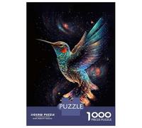 Jigsaw Puzzles for Adults 1000 Piece Spectral Hummingbird Puzzle for Adults Brain Teaser Game Enhance Memory Fun at Home Activities, 52x38cm/1000pcs