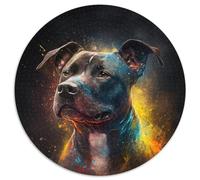 Jigsaw Puzzles for Adults 1000 Piece Spirit Dog Puzzles for Adults Perfect for Halloween, Christmas, Birthday Gift 67.5x67.5cm