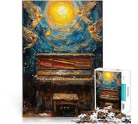 Jigsaw Puzzles for Adults 1000 Piece Spiritual Piano Painting Schwierig Schwer Geburtstagsgeschenk, Geschenke, Wandkunst38x26cm