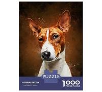 Jigsaw Puzzles for Adults 1000 Piece Splatter Face Dog Adult Puzzles Anti-Stress Toys Improve Memory Challenging Game Gifts 38x26cm/1000pcs