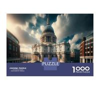 Jigsaw Puzzles for Adults 1000 Piece St. Paul's Cathedral London Jigsaw Puzzle Brain Teaser Game Stress Reliever Unique Birthday And Xmas Gifts 70x50cm/1000pcs