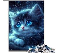 Jigsaw Puzzles for Adults, 1000 Piece Star Cat Jigsaw Puzzles Made of Wood Ideal for And Family Fun for Holidays, Birthdays size 50X75CM