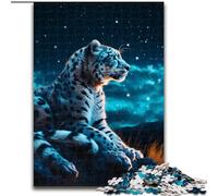 Jigsaw Puzzles for Adults 1000 Piece Star Snow Leopard Jigsaw Challenging Brain Teaser for Teenagers, Perfect for Home Decor Or Gift (size : 50x75cm)